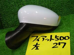  Fiat original Fiat 500 { 31214 } left side mirror P40200-23031874