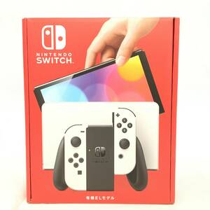 ■未使用Switch本体【NintendoSwitch本体/有機ELモデル/ホワイト】販売店舗印有/ニンテンドースイッチ本体/送料無料（N91）