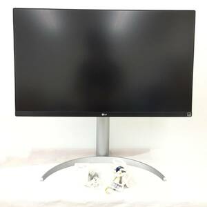 ▲▽通電確認済【液晶モニター/ディスプレイ LG 27UP650-W 2022年製】4K/27インチ/UHD/現状品△(R2461)△▼