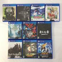 ◆【中古/送料無料/1円～】PS4ソフト30本まとめセット CoD/スカイリム/キャプテン翼/ワンピースオデッセイ/ニーアレプリカント/他◆H011901_画像4