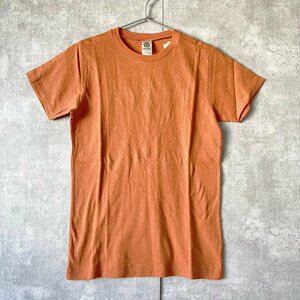【値下げ対象外】 Alternative オーガニックコットン 半袖Tシャツ XS オレンジ Uネック オルタナティブ 新品未使用 デッドストック