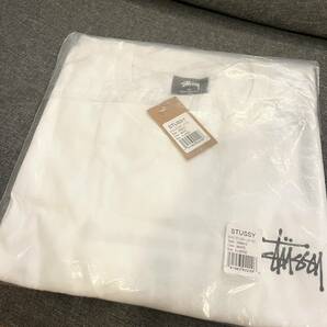 stussy ステューシー 長袖 ロンT カットソー ベイシック ホワイト XL メンズ レディース 白 長袖Tシャツの画像8