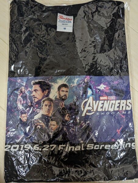 アベンジャーズ/エンドゲーム ファイナル公演限定Tシャツ【未開封品】