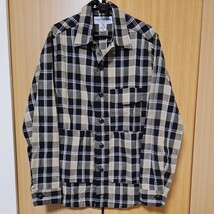 【新品】SASSAFRAS Digs Crew Half C/L African Madras Check sizeXS_画像1