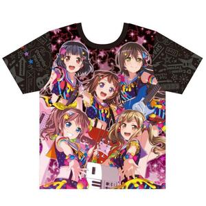 バンドリ! Poppin'Party フルグラフィックtシャツ アニメフルグラフィックtシャツ XLsize