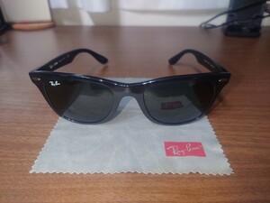 Ray-Ban 軽量 サングラス RB4195-F 601/71 52サイズ Wayfarer Liteforce 