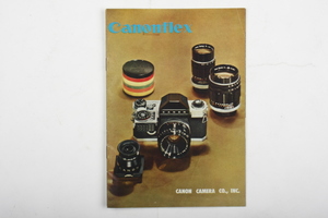 ※ Canon キヤノン catalog カタログ Canoflex キヤノンフレックス printed in Japan pub no.0013A 1259N30　4678