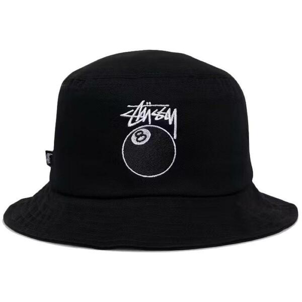 日本未入荷 ステューシー STUSSY 8 Ball バケットハット Black 男女兼用