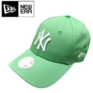 ☆正規品新品☆NEWERA 9FORTY ニューエラ キャップ 帽子 レディース レディースサイズ 野球チーム MLB ヤンキース グリーン 刺繍ロゴ