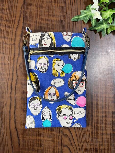 ハンドメイド スマホポーチ