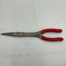 1円～!!◆Snap-on【未使用 保管品】911ACF ロングノーズプライヤー LONG NOSE PLIER スナップオン ハンドツール 工具 美品♪ kd01002302_画像4