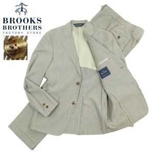 [B2830][ как новый ][ сделано в Японии ]BROOKS BROTHERS Brooks Brothers костюм выставить tailored jacket брюки полоса 