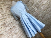 a11121●dazzystore　デイジー　衣装　ドレスワンピース　ブルー　モチーフレース　XL_画像3