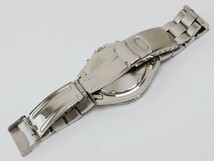 2401-551 セイコー クオーツ 腕時計 SEIKO 7T92 0CF0 クロノグラフ 100M ネイビー文字盤 日付 純正ブレス 箱有り_画像5