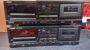 TEAC AD-500 TASCAM CD-A500 CD&カセットデッキ　ジャンク品