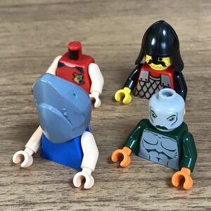 LEGO レゴ ブロック ミニフィグ 上半身 トルソー ハリー・ポッター 制服 人魚 サメ 兵士 鎧 ファンタジー