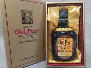 Old Parr 12年 オールドパー スコッチウイスキー 特急 モルト グレーン 古酒 未開栓 43% 750ml スコットランド 注意事項必読 奈良発