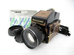 【MAMIYA/マミヤ】亥⑥129//M645 1000S/SEKOR C 1:1.9 f=80mm/ゴールドリザード/GR/取説付属/限定品