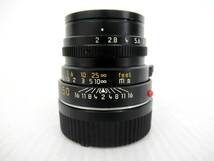 【Leica/ライカ】子④79//SUMMICRON-M 1:2/50mm/ブラック/1991年製/341xxxx番台/美品/防湿庫保管_画像6