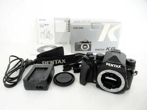 【PENTAX/RICOH】子①87//KP/デジタル一眼レフ/ボディ/バッテリー/充電器/箱付き美品