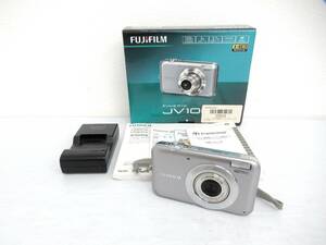 【FUJIFILM/富士フイルム】子①291//FINEPIX JV10/コンパクトデジタルカメラ/バッテリー/充電器/箱付き