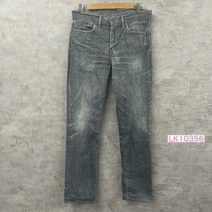 【中古】Levi's511TM ブラック ジップフライ デニムジーンズパンツ W31L32 実寸W30in 赤タブ 04511-0800 USA 海外輸入 古着 LK10356