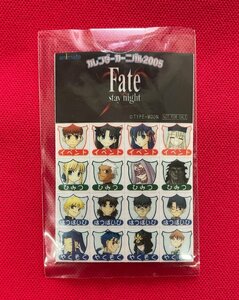 animate カレンダーカーニバル 2005 Fate/stay Night TYPE-MOON イベントシール 非売品 当時モノ 希少 A14994