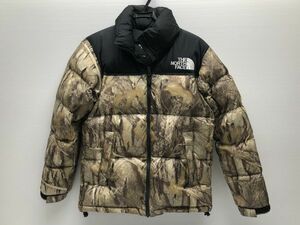 N110-240120-128 THE NORTH FACE ザ・ノースフェイス ヌプシジャケット ND4223OR 枯葉 XSサイズ 【USED】