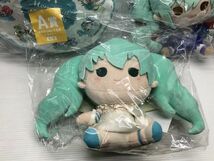 N224-230120-53 みんなのくじ 初音ミク Memorial Cllection A賞/B賞/ラストゲット賞 計3個セット ぬいぐるみ【未開封】_画像2