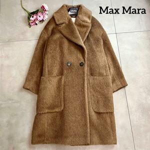 未使用級 MaxMara テディベアコート 正規 アルパカ カシミヤ キャメル