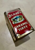 Vintage Slade’s Caramel Toffy Toffee キャラメル　イギリス　ウンダーベルグ　昭和　ブリキ　缶　当時物 ヴィンテージ レトロ_画像4