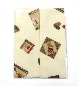  hand made!* Country Heart pattern patch pattern Hsu Chan *(12x9) pocket tissue case **