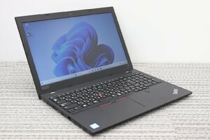 N0111【i5第8世代】lenovo / ThinkPad L580 / CPU：core i5-8250U@1.60GHz / メモリ：16GB / HDD：500GB / Windows11 Pro