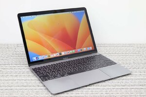 N0130【2017年！i5】Apple / MacBook A1534(Retina.12-inch,2017) / CPU：core i5-1.3GHz / メモリ：16G / SSD：256GB