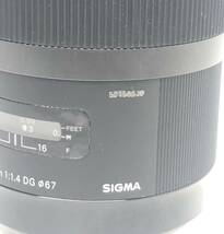 1053 SIGMA 単焦点広角レンズ Art 35mm F1.4 DG HSM キヤノン用 フルサイズ対応 340544_画像8