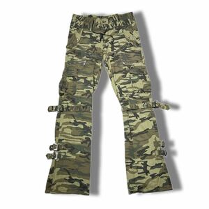 RARE SEMANTIC DESIGN bondage camo cargo pants japanese label archive goa ifsixwasnine kmrii share spirit lgb 14th addiction 