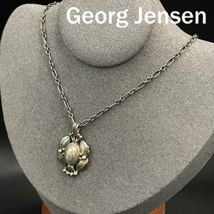 【人気】Georg Jensen / ジョージジェンセン ヘリテージ 2000 イヤー ネックレス 925 シルバー/2266931/CDK59-4