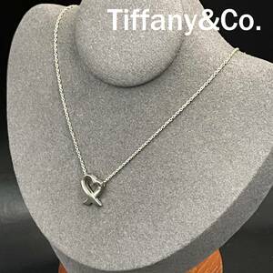 【人気】Tiffany&Co. / ティファニー パロマピカソ ラビングハート ネックレス SV925 シルバー アクセサリー/2280561/CDK60-2