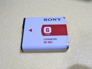 【即決】 SONY ソニー 【純正品】 バッテリー NP-BG1 　動作品 定形外～