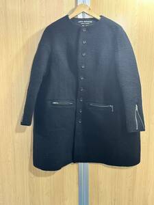 COMME DES GARCONS JUNYA WATANABE(コムデギャルソンジュンヤワタナベ) 17AW 立体フレアノーカラーメルトンコート/ウール JT-J050