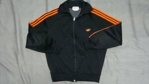 80s adidas Vintage jersey Descente ADS-4F 3 number Adidas black / orange 