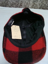 デッドストック　WOOLRICH　キャップ　帽子　ウール　アシックス　日本製　Mサイズ　現状品_画像4