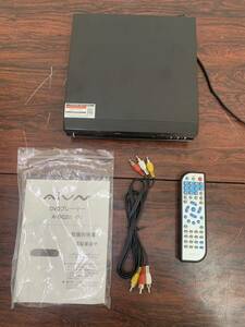 149 AIVN DVDプレーヤー A-DC201-D1 2倍速録画 リモコン 動作品