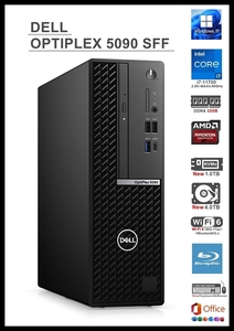 ★DELL OPTIPLEX5090SFF/i7-11700 8コア/Win11Pro/RAM32GB/新品NVMe SSD1TB+新品HDD4TB/AMD R7 450 4GB/Blu-ray/USB3.2/WiFi6/Office2021★