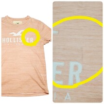 HOLLISTER ホリスター 半袖Tシャツ ピンク サイズS_画像10