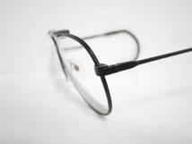 英◆ビンテージ　レトロ　Nikon　165　縄手　ニコン　ティアドロップ型　ツーブリ　マットブラック　眼鏡　程度良品_画像6
