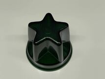 NEWスターマーカーレンズ　6個　緑　グリーン　星形マーカー　レトロ　デコトラ　アート　バスマーカー ガラス 星型 アートステンレス ASC_画像2