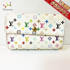 ルイヴィトン LOUIS VUITTON 3つ折り財布 M60083 ポルトフォイユアレキサンドラ 合皮・レザー ブロン CA2057 財布 マルチカラー