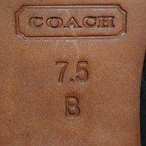 コーチ COACH パンプス 7.5B - スエード 黒 レディース 靴_画像6