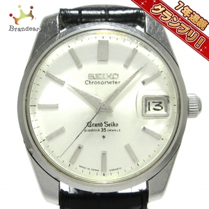 GrandSeiko(グランドセイコー) 腕時計 ダイアショック35ジュエルズ 43999 メンズ SS/獅子メダル/社外ベルト/社外リューズ シルバー